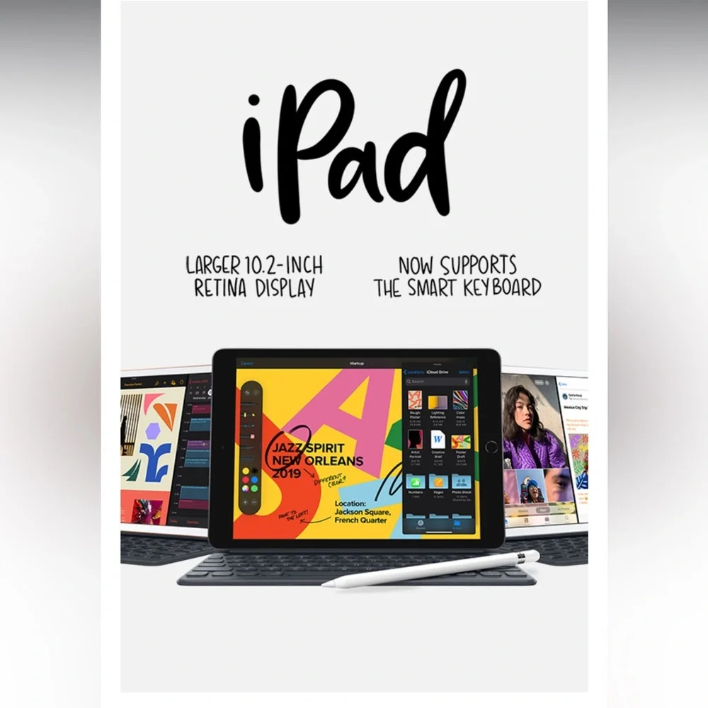 ‼️DEAL Like new, hardly used Apple iPad (10.2-inch, Wi-Fi, 128GB) - Space Gray